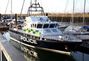 Af-X Fireblocker i politi båd